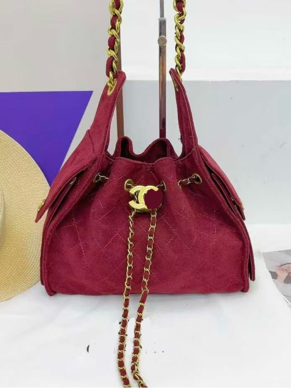 New women’s red fashion shoulder bag